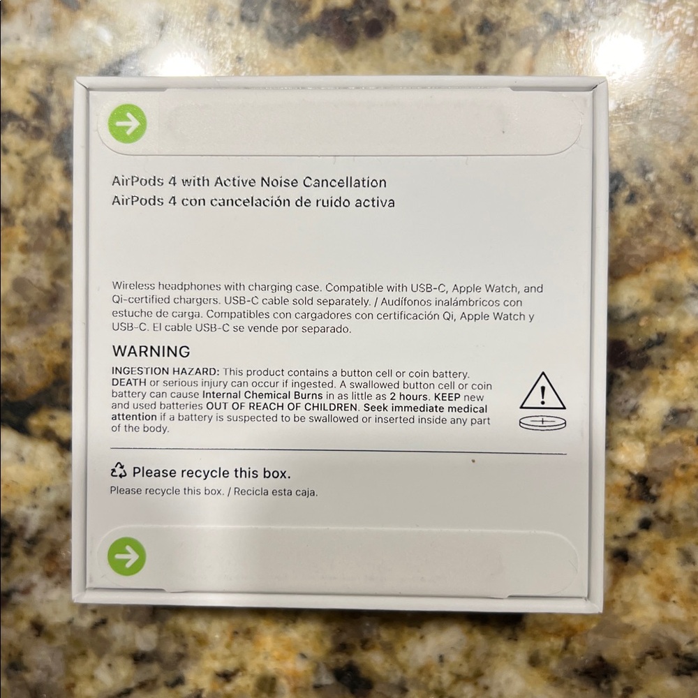 NWT Apple - AirPods 4 with Active Noise Cancellation - White - Picture 3 of 3